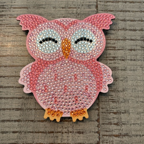 Owl Magnets Diamond Art Handmade - 2 - Picture 2 of 10